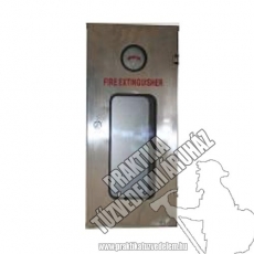 0015 - Metal box for 6 kg powder extinguisher, stainless, acid-proof