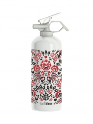 0113Ó- Ogniochron Folk pattern, Design 1 kg powder extinguisher ABC powderextinguisher