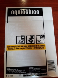 0138 - Ogniochron 6 kg 34A porral oltó tűzoltó készülékhez matrica porraloltó tűzoltó készülék