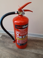 0004Ó Ogniochron Manometer 4 kg powder extinguisher ABC powderextinguisher 27A 144BC fire rating