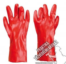 ARPVCD35K1 -Dipped PVC gloves, red 35 cm lenght